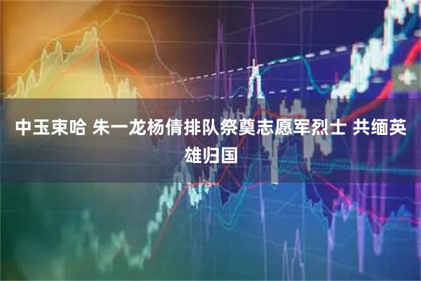 中玉束哈 朱一龙杨倩排队祭奠志愿军烈士 共缅英雄归国