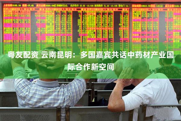 粤友配资 云南昆明：多国嘉宾共话中药材产业国际合作新空间